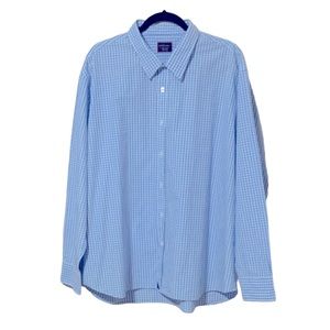 UNTUCKit Mens Cotton Check Casual Shirt Size XXXL